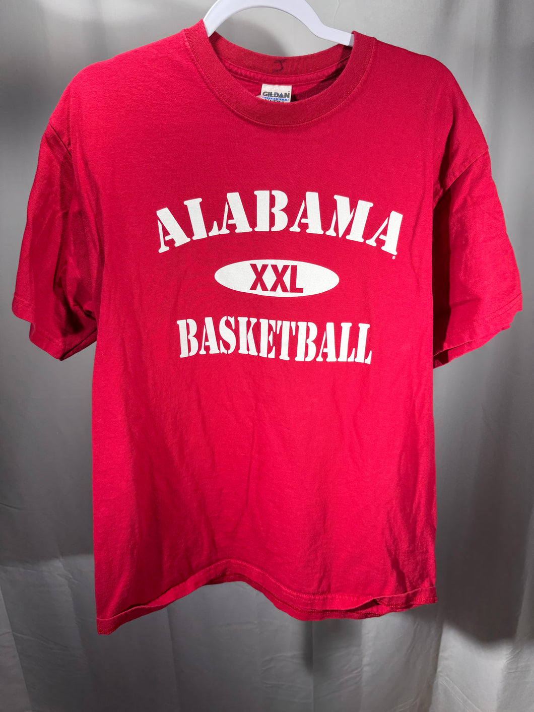 Vintage Alabama Basketball Crimson T-Shirt Large