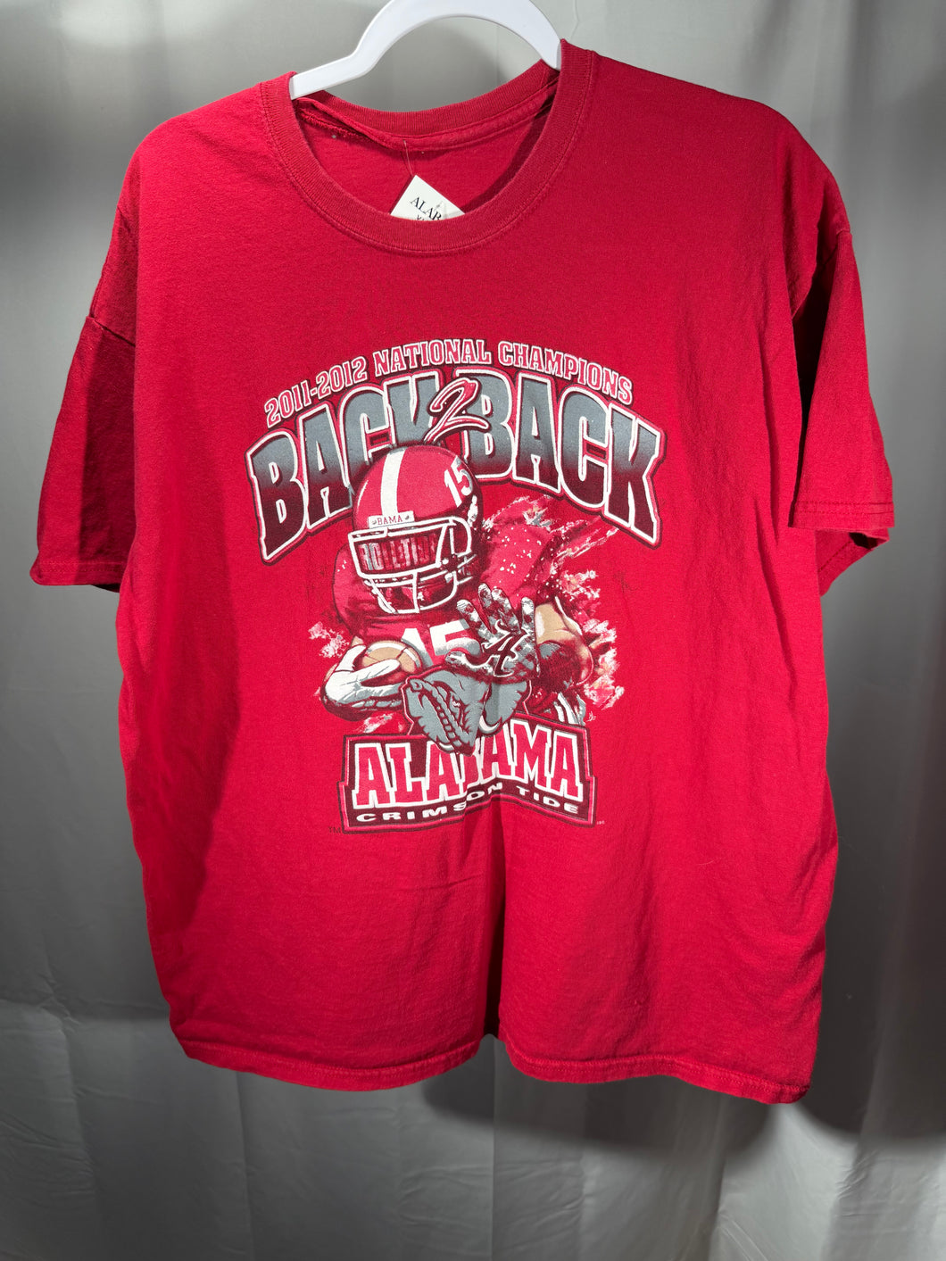 2012 Back to Back Champs Crimson T-Shirt XL
