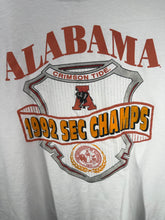 Load image into Gallery viewer, 1992 SEC Champs Alabama White Jerzees T-Shirt Large
