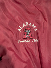 Load image into Gallery viewer, Vintage Alabama Embroidered Crimson Bomber Jacket Large
