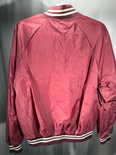 Load image into Gallery viewer, Vintage Alabama Embroidered Crimson Bomber Jacket Large
