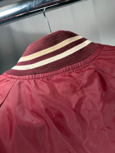 Load image into Gallery viewer, Vintage Alabama Embroidered Crimson Bomber Jacket Large
