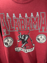 Load image into Gallery viewer, Vintage Alabama Crest Crimson Crewneck Sweatshirt large
