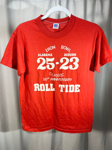 1985 Iron Bowl Red Game Day T-Shirt XS