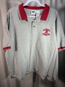 Vintage Alabama Grey Polo Shirt Large