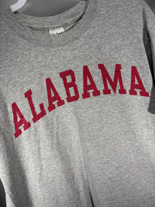 Vintage Alabama Grey Spellout Gildan T-Shirt Medium