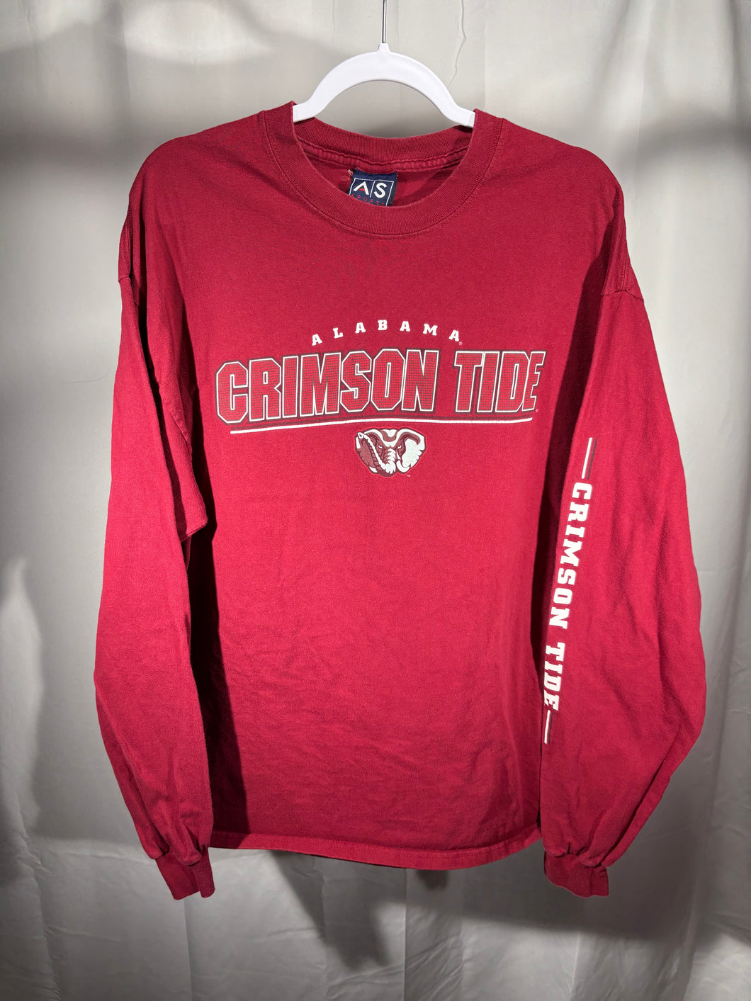 Vintage Alabama Crimson Long Sleeve Shirt Large
