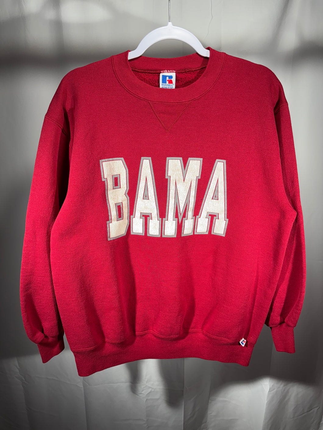 Vintage Bama Russell Spellout Crewneck Sweatshirt Medium
