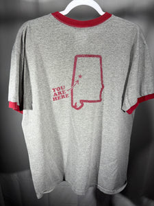 Nike 2000's Alabama Grey T-Shirt Medium