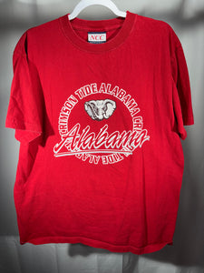 Vintage Alabama NCC Crimson T-Shirt Large