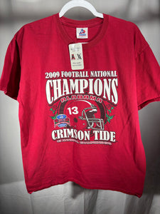 2009 National Champs Crimson T-Shirt Medium