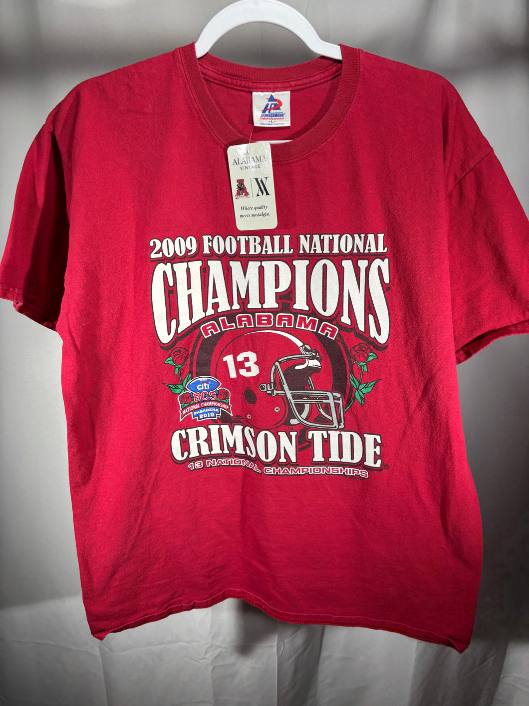 2009 National Champs Crimson T-Shirt Medium