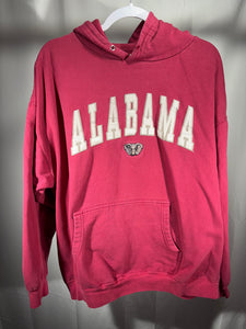 Vintage Alabama Spellout Hoodie Sweatshirt XL
