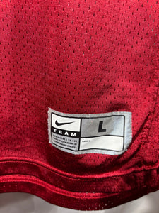 Mark Ingram Rare Nike Combat Series Houndstooth Crimson Jersey Large