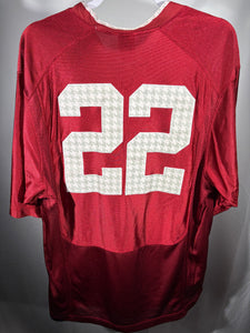 Mark Ingram Rare Nike Combat Series Houndstooth Crimson Jersey Large