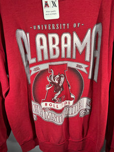 Vintage Alabama Crimson Crewneck Sweatshirt XL
