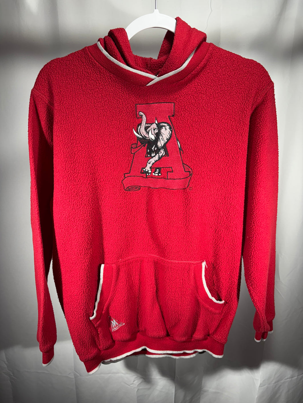 Vintage Alabama Crimson Fleece Hoodie Sweatshirt Small