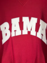 Load image into Gallery viewer, Vintage Bama X Russell Crimson Spellout Crewneck Sweatshirt Small
