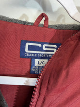 Load image into Gallery viewer, Vintage X Crable Crimson Zip Up Jacket Large
