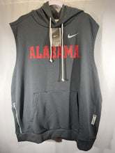 Load image into Gallery viewer, Alabama X Nike Team Issued Dark Grey Sleeveless Hoodie XXL 2XL
