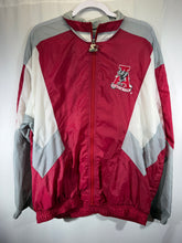 Load image into Gallery viewer, Vintage Alabama X Starter Crimson/White/Grey Windbreaker Jacket Large
