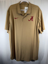 Load image into Gallery viewer, Nike X Alabama Team Issued Bronze Color Polo XL
