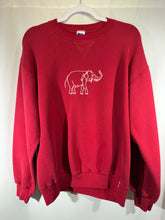 Load image into Gallery viewer, Vintage Alabama X Russell Embroidered Elephant Crewneck Sweatshirt Small
