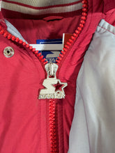 Load image into Gallery viewer, Vintage Alabama X Starter Crimson/Grey/White Puffer Jacket Large
