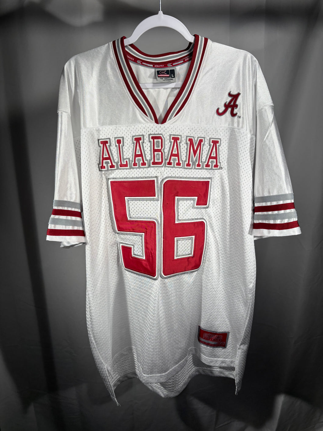 Vintage Alabama White Football Jersey Large