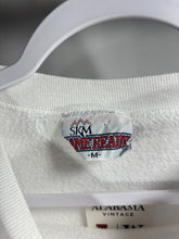 Load image into Gallery viewer, Vintage University of Alabama Crest White Crewneck Sweatshirt Small
