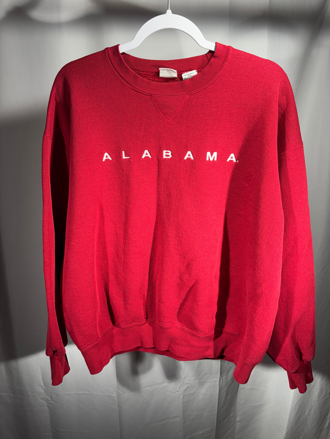 Vintage Alabama Crimson Crewneck Sweatshirt Boxy Large