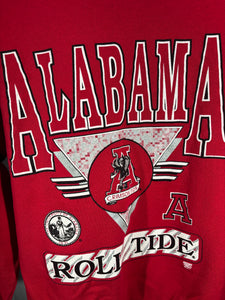 Vintage Alabama Tultex Crimson Crewneck Sweatshirt Small