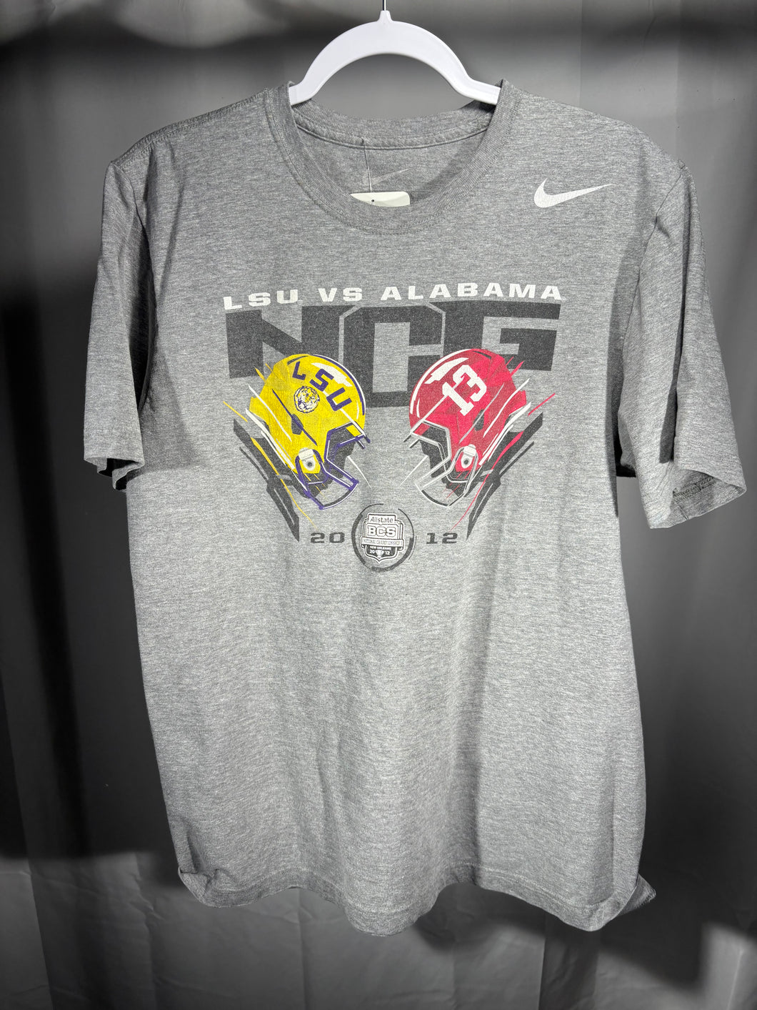2012 National Championship Grey T-Shirt Medium