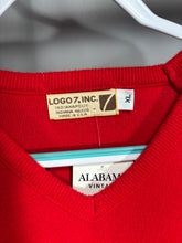 Load image into Gallery viewer, Vintage 1970&#39;s Alabama X Logo 7 V Neck Sweater Medium
