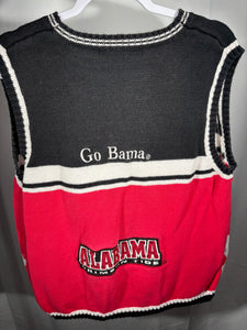 Vintage Alabama Sleeveless Sweater Vest Women's Large