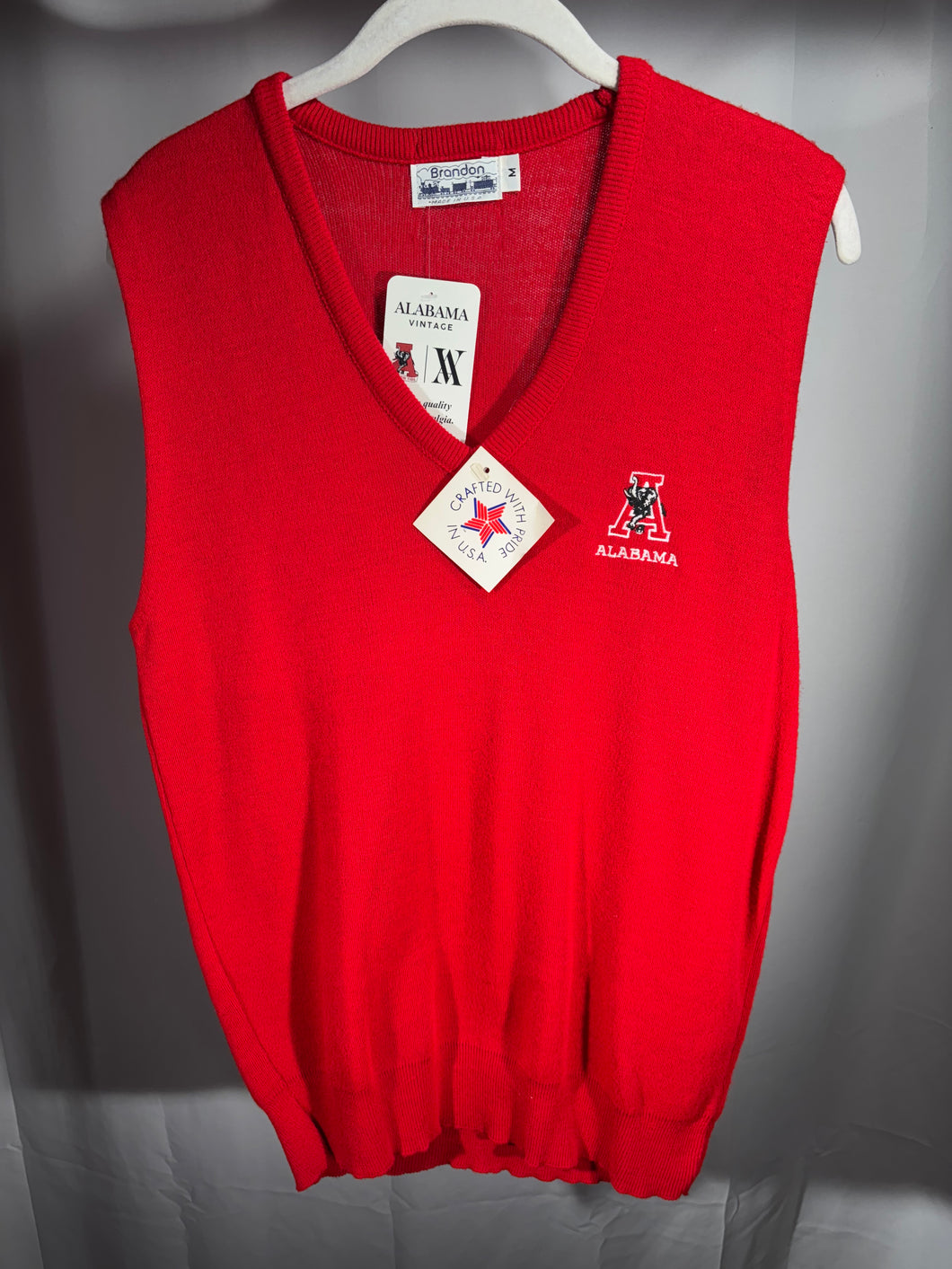 Vintage 1970's Alabama Sweater Vest Medium