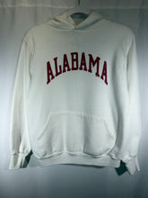 Load image into Gallery viewer, 1980's Alabama X Russell White Hoodie Sweatshirt Youth Large
