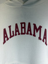 Load image into Gallery viewer, 1980's Alabama X Russell White Hoodie Sweatshirt Youth Large
