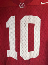 Load image into Gallery viewer, Alabama X Nike #10 Crimson Football Jersey Cropped Small
