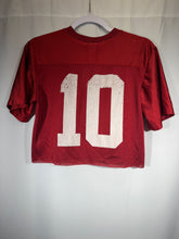 Load image into Gallery viewer, Alabama X Nike #10 Crimson Football Jersey Cropped Small
