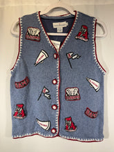 Load image into Gallery viewer, Vintage Alabama X Castles Sport Blue Vest Women's Medium
