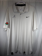Load image into Gallery viewer, CFP Rose Bowl Alabama X Nike Team Issued White Polo XL
