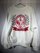 Load image into Gallery viewer, Vintage Alabama X Majestic White Reverse Weave Crewneck Sweatshirt Oversized Medium
