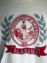 Load image into Gallery viewer, Vintage Alabama X Majestic White Reverse Weave Crewneck Sweatshirt Oversized Medium
