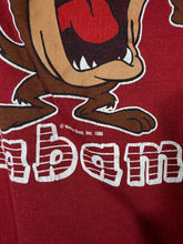 Load image into Gallery viewer, 1986 Warner Bros X Alabama Rare Taz Crimson T-Shirt Large
