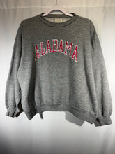 Load image into Gallery viewer, 1980's Alabama Grey Spellout Crewneck Sweatshirt Boxy Medium
