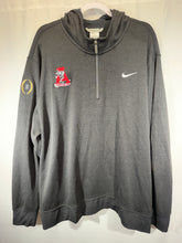 Load image into Gallery viewer, CFP Alabama Football X Nike Team Issued Dark Grey Quarter Zip With Hood 2XL XXL
