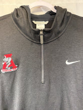 Load image into Gallery viewer, CFP Alabama Football X Nike Team Issued Dark Grey Quarter Zip With Hood 2XL XXL

