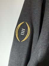Load image into Gallery viewer, CFP Alabama Football X Nike Team Issued Dark Grey Quarter Zip With Hood 2XL XXL
