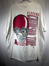 Load image into Gallery viewer, Vintage Alabama X Riddell White Graphic Rare T-Shirt Oversized XL
